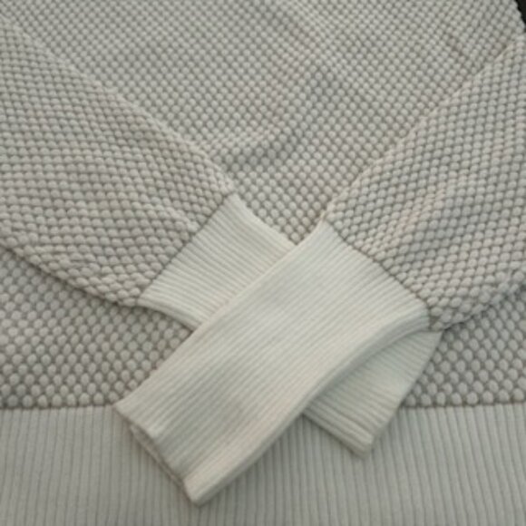 NWT Zara Cream Cropped Sweater With an Open Weave - Picture 7 of 10